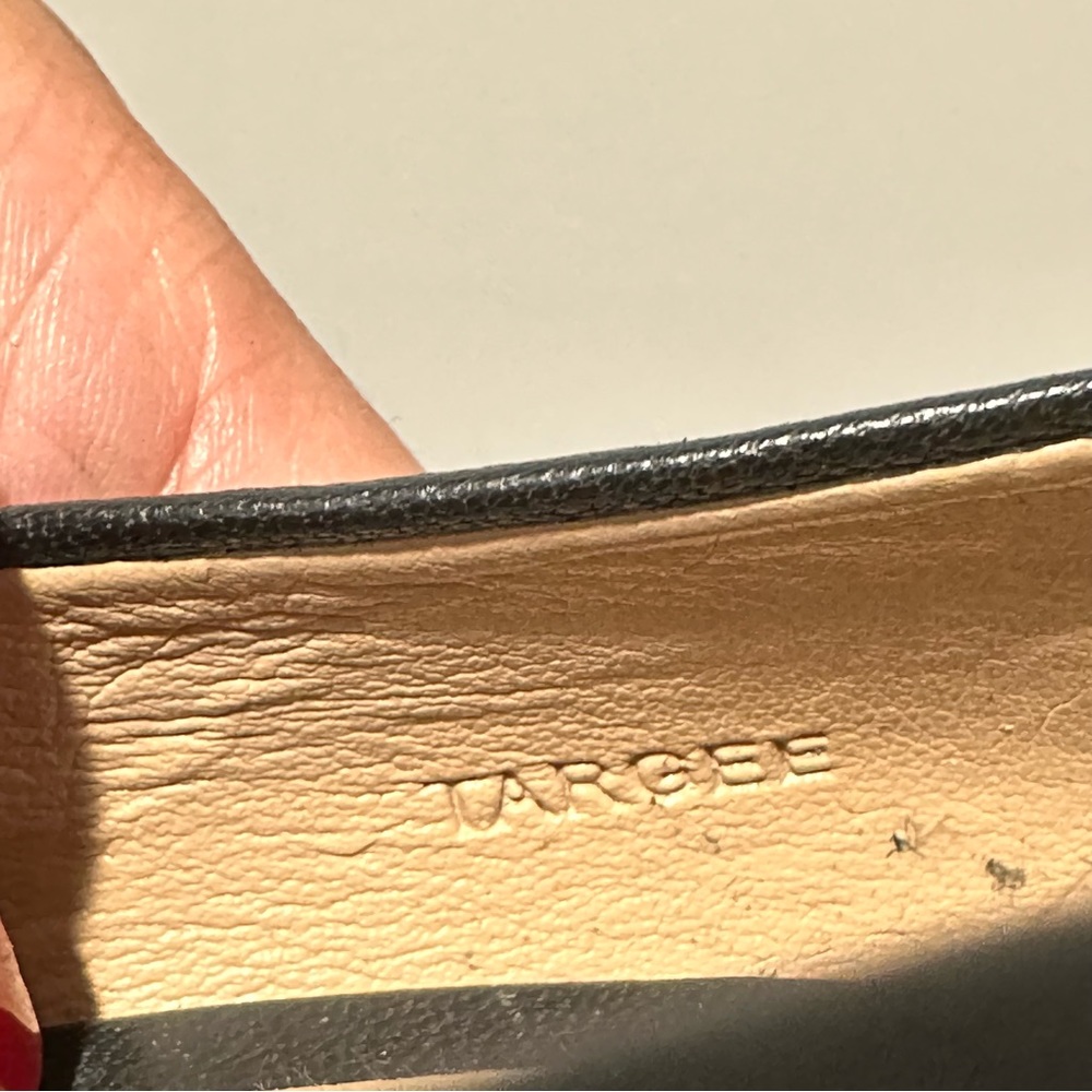 Report Signature Targee Black Fringe Platform Leather Pumps Size 8 - Picture 12 of 16